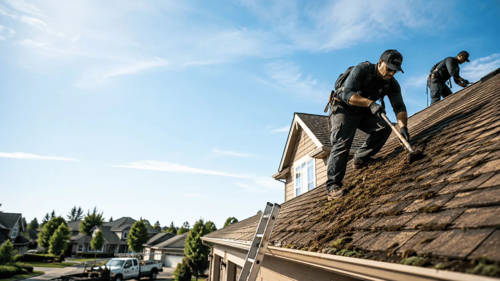 Roof Moss Removal in Monticello, IL near me